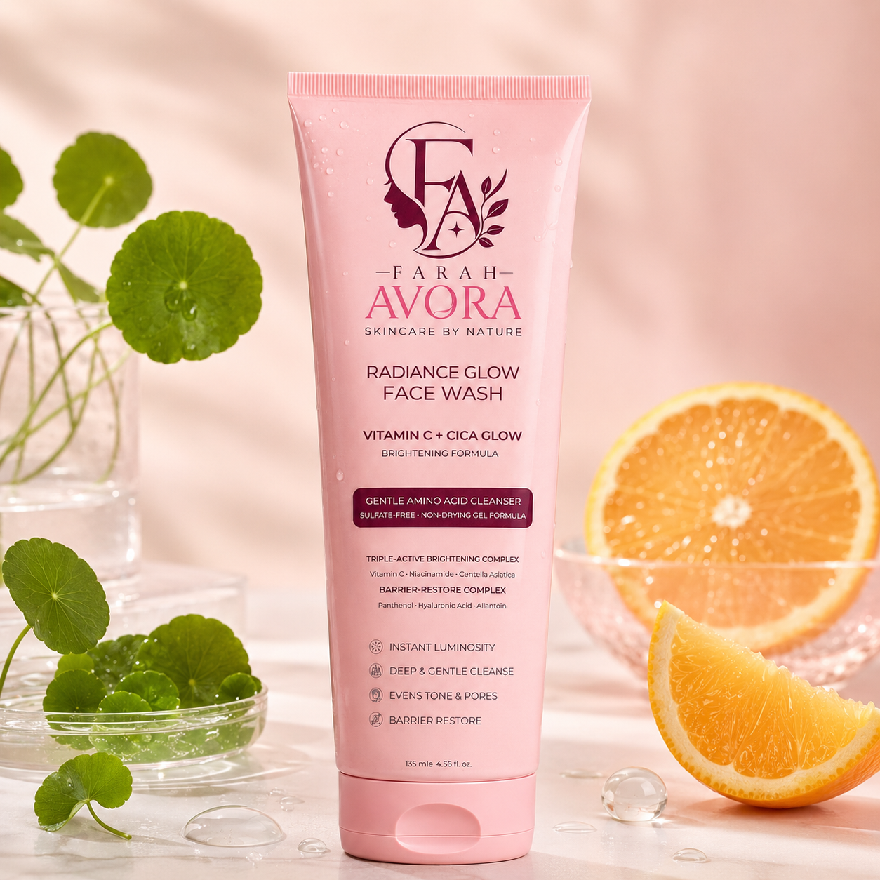 AVORA Radiance Glow Face Wash